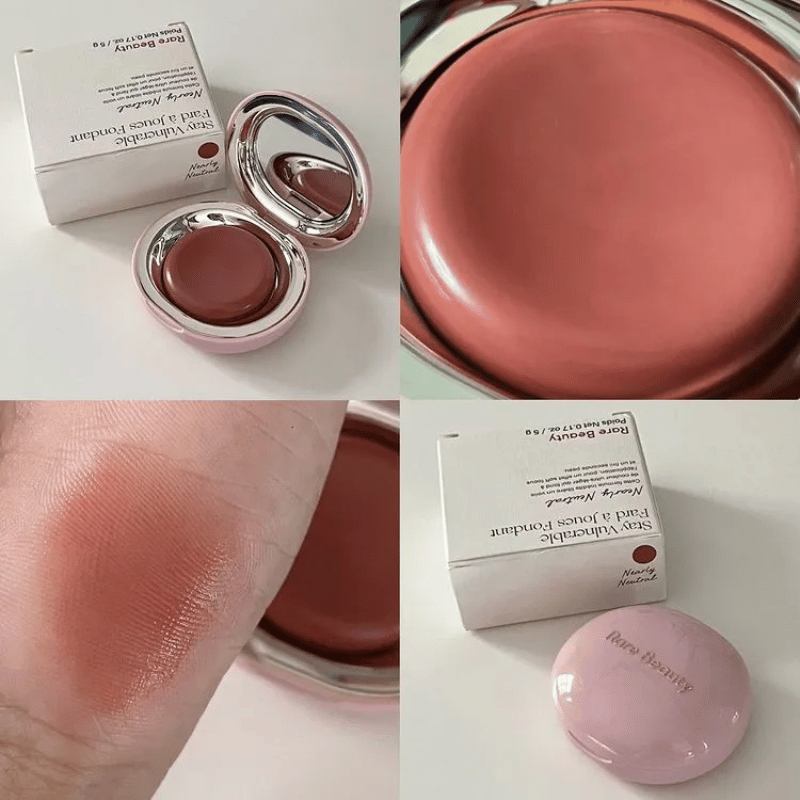 Rare Beauty Stay Vulnerable Melting Blush dễ dàng tán đều và không để lại vệt, giúp làn da trông tự nhiên và rạng rỡ suốt cả ngày.